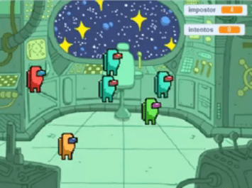 Juego de Among Us en Scratch: Descubre el&nbsp;impostor